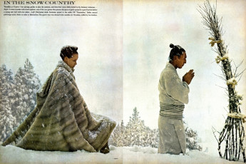 Veruschka by Richard Avedon (Vogue USA 1966.10/2)