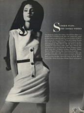 Benedetta Barzini by Bert Stern (Vogue USA 1967.04/2)