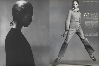 Twiggy by Richard Avedon (Vogue USA 1967.08)