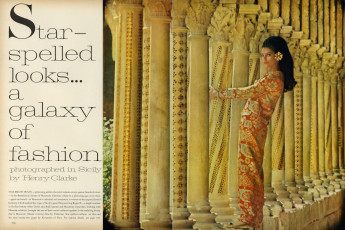 Benedetta Barzini by Henry Clarke (Vogue USA 1967.12)
