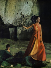 Benedetta Barzini by Henry Clarke (Vogue USA 1967.12)