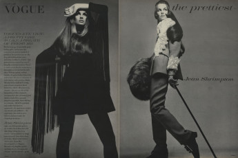 Jean Shrimpton by Richard Avedon (Vogue USA 1968.08)