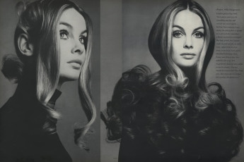 Jean Shrimpton by Richard Avedon (Vogue USA 1969.02)
