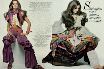 Jean Shrimpton by Gianni Penati / Vogue ITA (1969.05)