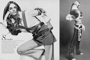 Jean Shrimpton by Gianni Penati / Vogue ITA (1969.05)