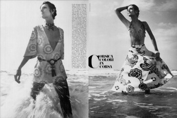 Mirelli Pettini by Gian Paolo Barbieri / Vogue ITA (1969.05)