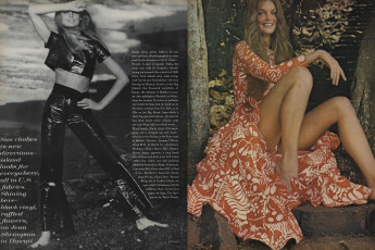 Jean Shrimpton by David Bailey / Vogue USA (1970.01.15)