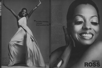 Diana Ross by Richard Avedon / Vogue USA (1973.03)