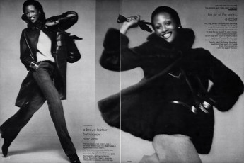 Beverly Johnson by Richard Avedon / Vogue USA (1973.09)