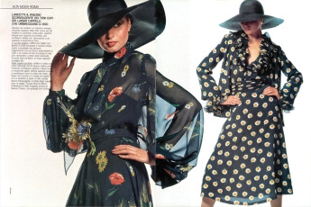 Apollonia van Ravenstein by Irving Penn / Vogue ITA (1974.03)