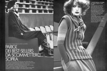 Willy Van Rooy by Hans Feurer / Vogue ITA (1974.07-08)