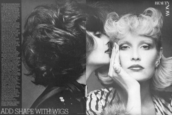 Regine Jaffry, Gunilla Lindblad by Richard Avedon / Vogue USA (1974.07)