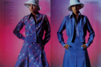 Cathee Dahmen by Barry Lategan / Vogue ITA (1975.03/2)