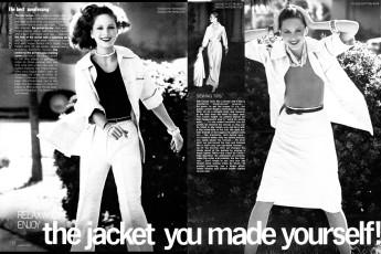Rosie Vela by Arthur Elgort / Vogue USA (1976.01)