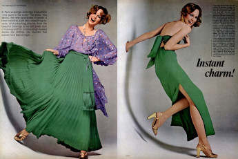 Rosie Vela by Richard Avedon / Vogue USA (1976.04)