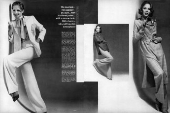 Rosie Vela by Richard Avedon / Vogue USA (1976.04)