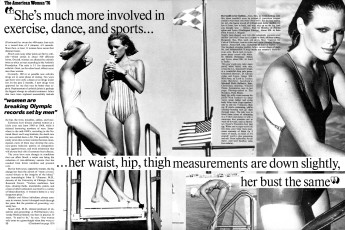 Patti Hansen by Arthur Elgort / Vogue USA (1976.06)