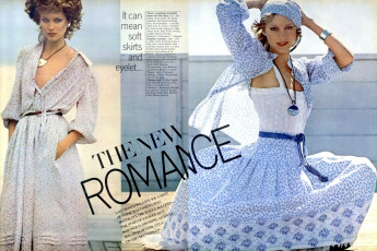 Rosie Vela by Arthur Elgort / Vogue USA (1976.12)