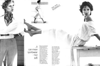 Rosie Vela by Arthur Elgort / Vogue USA (1976.12)