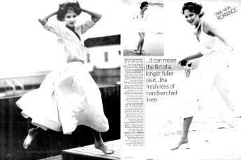 Rosie Vela by Arthur Elgort / Vogue USA (1976.12)