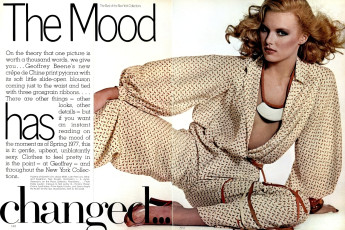 Patti Hansen by Irving Penn / Vogue USA (1977.02)