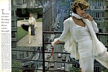 Lisa Taylor by Helmut Newton / Vogue USA (1977.08)