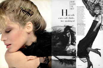 Rosie Vela by Albert Watson / Vogue USA (1977.12)