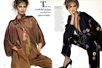 Rosie Vela by Albert Watson / Vogue USA (1977.12)