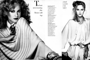 Rosie Vela by Albert Watson / Vogue USA (1977.12)