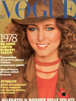 Mia Nygren by Barry Lategan / Vogue ITA (1978.01)