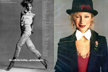 Rosie Vela by Richard Avedon / Vogue USA (1978.06)