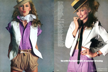 Rosie Vela by Richard Avedon / Vogue USA (1978.06)