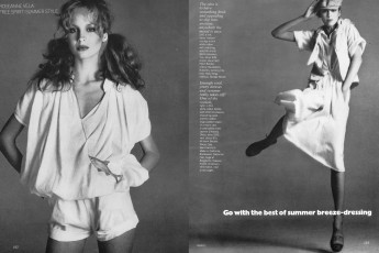 Rosie Vela by Richard Avedon / Vogue USA (1978.06)