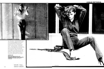 Gia Carangi by Andrea Blanch / Vogue USA (1978.10)