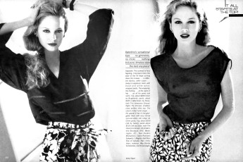 Rosie Vela by Arthur Elgort / Vogue USA (1979.03)