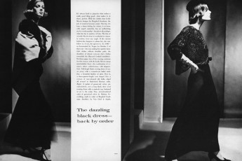 Nena von Schlebrugge by Horst P. Horst / Vogue USA (1961.09/2)