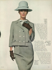 Brigitte Bauer by Bert Stern / Vogue USA (1964.02)