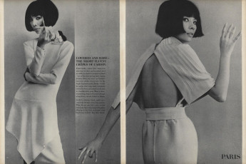Hiroko Matsumoto by Henry Clarke, William Klein / Vogue USA (1964.03/2)