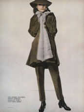 Benedetta Barzini by David Bailey / Vogue USA (1964.09)