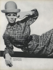 Brigitte Bauer by David Bailey / Vogue USA (1964.09)