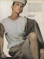 Brigitte Bauer by David Bailey / Vogue USA (1964.09)