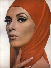 Wilhelmina Cooper by David Bailey, Bert Stern / Vogue USA (1964.09)