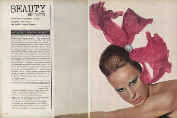 Brigitte Bauer by Bert Stern / Vogue USA (1964.10)