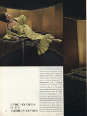Wilhelmina Cooper by Helmut Newton / Vogue USA (1964.10)