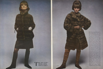 Brigitte Bauer by Bert Stern / Vogue USA (1964.10.2)