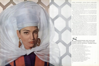 Wilhelmina Cooper by Irving Penn / Vogue USA (1965.04/2)