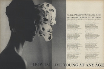 Brigitte Bauer by William Klein / Vogue USA (1965.08/2)