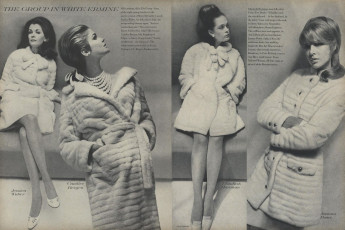 Wilhelmina Cooper by Bert Stern, Irving Penn / Vogue USA (1965.11)