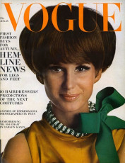 Brigitte Bauer by Irving Penn (Vogue USA 1966.08/2)