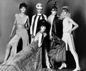 Ann Norman, Peggy Moffitt, Melanie Hampshire, Rosaleen Murray, Jill Kennington (The Girls of Blow-Up) by John Cowan (1966)